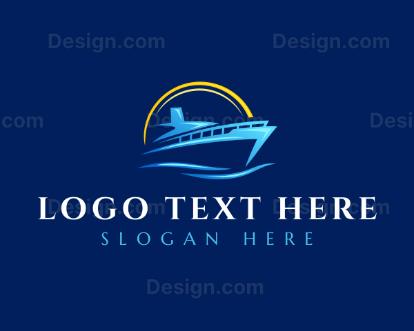 Cruise Ship Vacation Logo