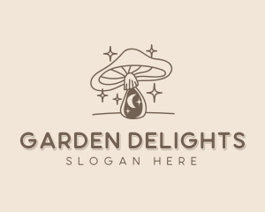 Natural Mushroom Wellness logo design