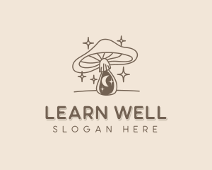 Natural Mushroom Wellness logo design