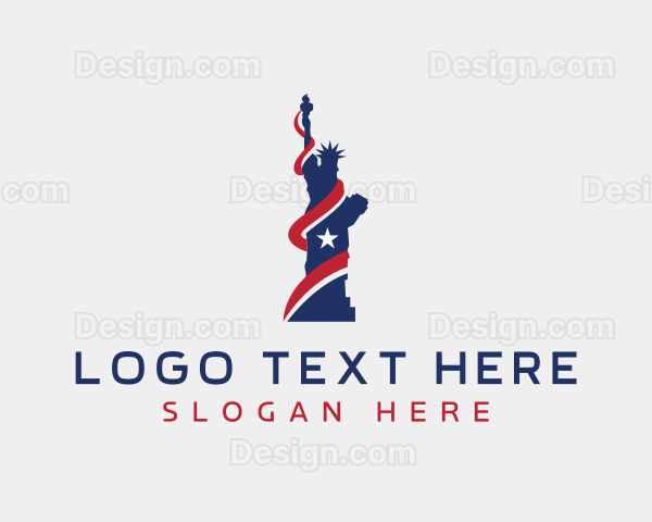 Statue of Liberty Patriot Logo