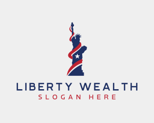 Statue of Liberty Patriot logo design