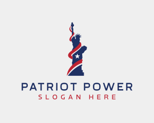 Statue of Liberty Patriot logo design