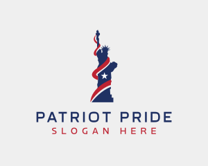 Statue of Liberty Patriot logo design