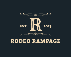 Retro Rodeo Countryside logo design