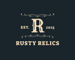 Vintage Retro Western Rodeo logo