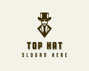 Top Hat Gentleman logo design