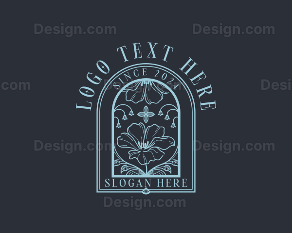 Stylish Floral Boutique Logo