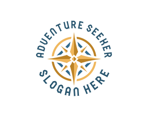 Adventure Navigation Compass logo design