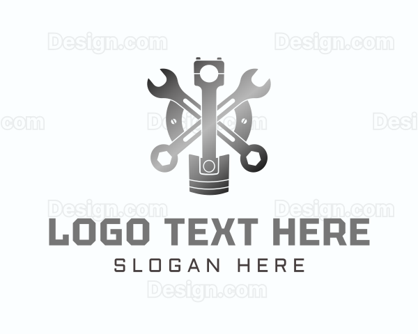 Gradient Car Mechanic Logo