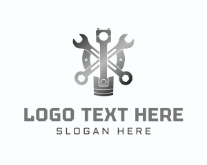 Gradient Car Mechanic logo