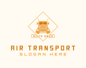 Orange Truck Forwarding logo design