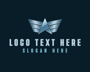 Metallic WingsLetter A Logo