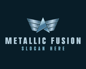 Metallic WingsLetter A logo