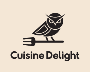 Owl Fork Dining logo design