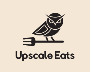 Owl Fork Dining logo design