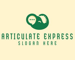 Chat Software Elephant  logo design