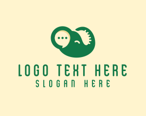 Social Media - Chat Software Elephant logo design