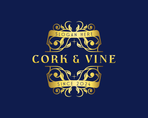 Luxury Ornamental Vine logo design