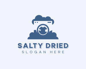 Laundromat Clothes Washer logo design