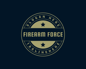 Armed Forces Star logo design