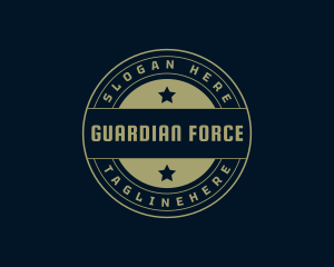 Armed Forces Star logo design