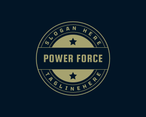 Armed Forces Star logo design