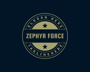 Armed Forces Star logo design