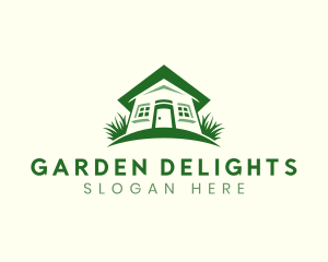 House Lawn Landscaping logo design