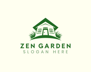 House Lawn Landscaping logo design