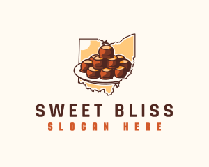 Ohio Buckeyes Dessert logo design