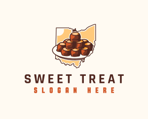 Ohio Buckeyes Dessert logo design