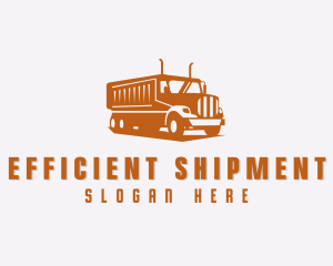 Logistics Truck Vehicle logo design