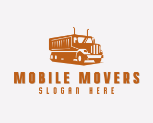 Logistics Truck Vehicle logo design