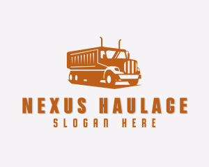 Logistics Truck Vehicle logo design