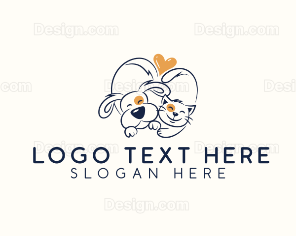 Pet Love Veterinarian Logo