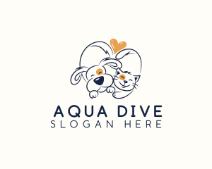 Pet Love Veterinarian logo design