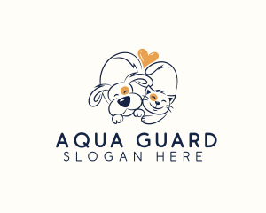 Pet Love Veterinarian logo design