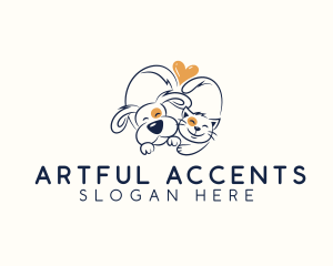 Pet Love Veterinarian logo design