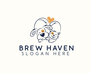 Pet Love Veterinarian logo design