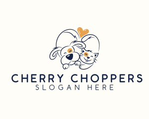 Pet Love Veterinarian logo design