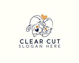 Pet Love Veterinarian logo design