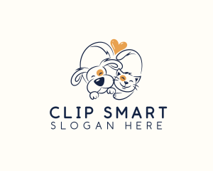 Pet Love Veterinarian logo design