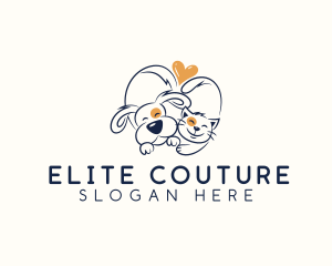 Pet Love Veterinarian logo design