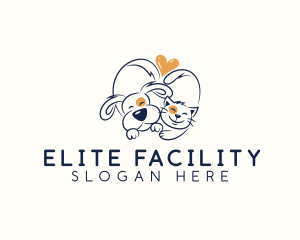 Pet Love Veterinarian logo design