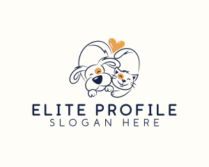 Pet Love Veterinarian logo design