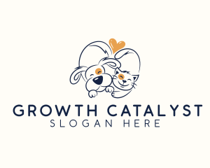 Pet Love Veterinarian logo design