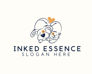 Pet Love Veterinarian logo design