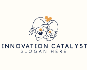 Pet Love Veterinarian logo design