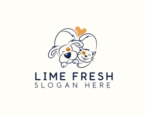 Pet Love Veterinarian logo design