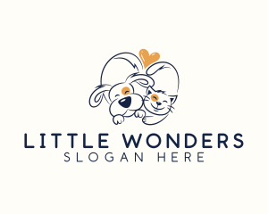 Pet Love Veterinarian logo design